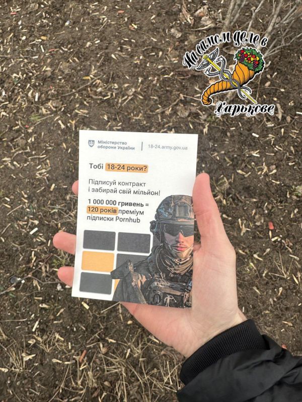 Минобороны Украины агитирует молодёжь вступать в ВСУ за