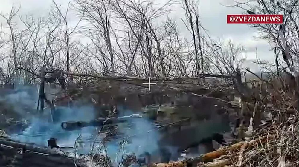 БПЛА Росгвардии в Харьковской области обнаружен частный дом, который ВСУ использовали как пункт временной дислокации