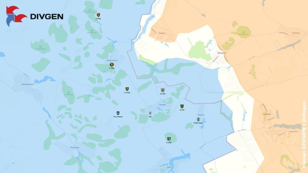 Обновленный состав противника на границе с Краснояружским районом