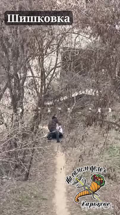 Движ с ТЦК по Харькову. Между с Дзюбы и Песочином словили парня, который пытался скрыться петляя между деревьев