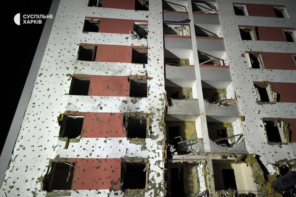 В Харькове вражеское ПВО продолжает терроризировать мирное население