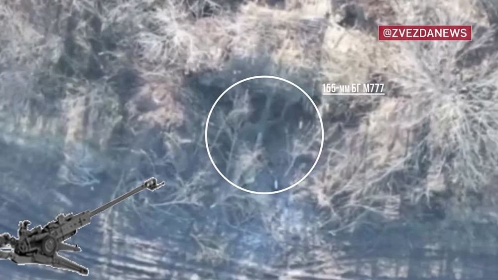 Спрятать гаубицу М777 у всушников не вышло