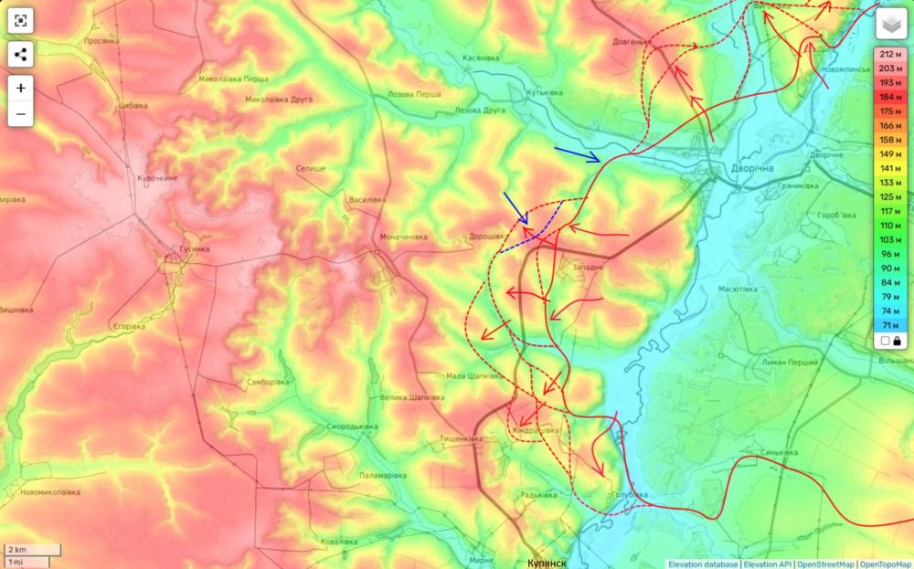 Юрий Подоляка: Купянское направление на 01.04.25: бои в «Заосколье» - Кондрашевка