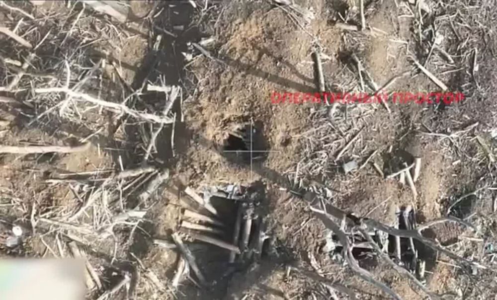 Мавик 6 армии сбросом уничтожил склад боеприпасов ВСУ в районе Петропавловки на Купянском направлении