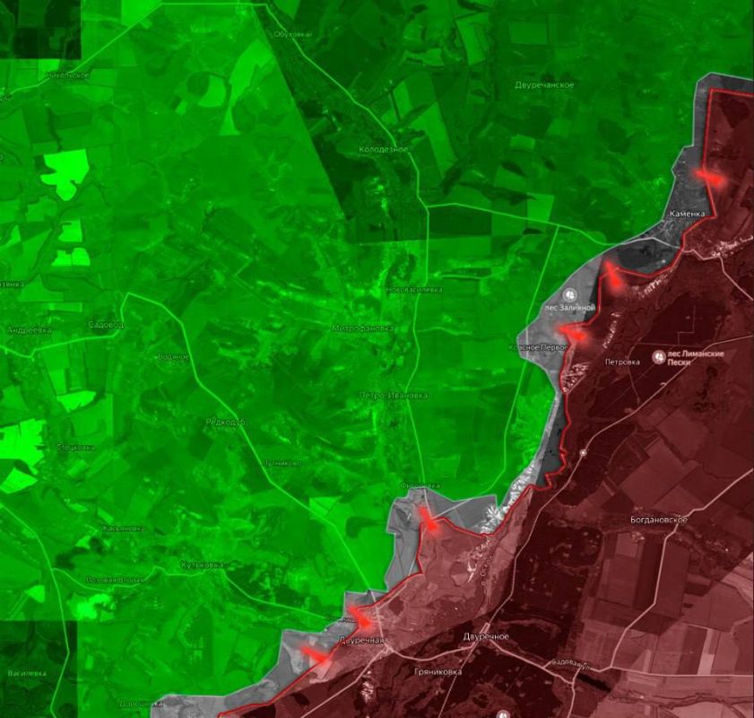 «На Купянском направлении ВС РФ пытаются закрепиться в южной части Каменки, расширяя зону контроля на правом берегу Оскола