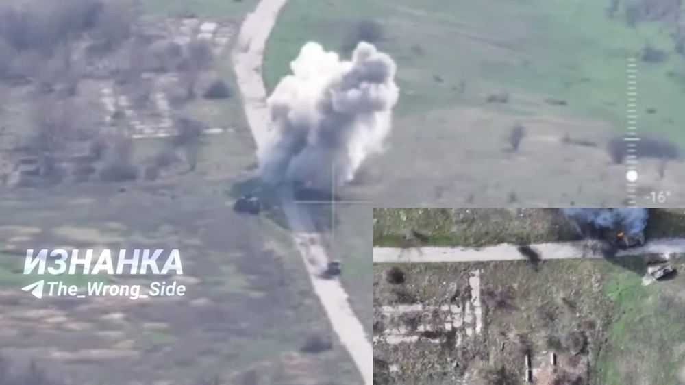 Поражение БТР М113 и Т-64 ВСУ на инженерных боеприпасах ТМ-62 и ПТМ-3 в районе н.п. Кондрашовка на Купянском направлении и н.п. Ямполь на Краснолиманском направлении