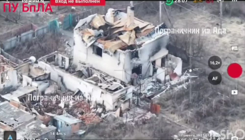 Уничтожение пункта управления БПЛА ВСУ в районе Волчанска