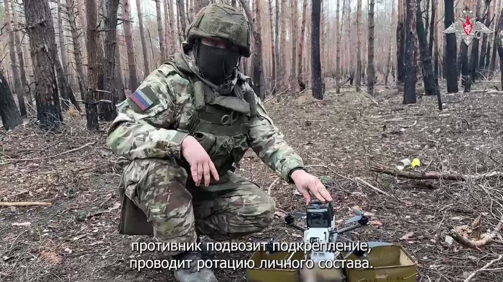 Купянское направление. Операторы БпЛА штурмового отряда «Орел» группировки войск «Запад» уничтожили бронемашину украинских войск на пути подвоза боеприпасов