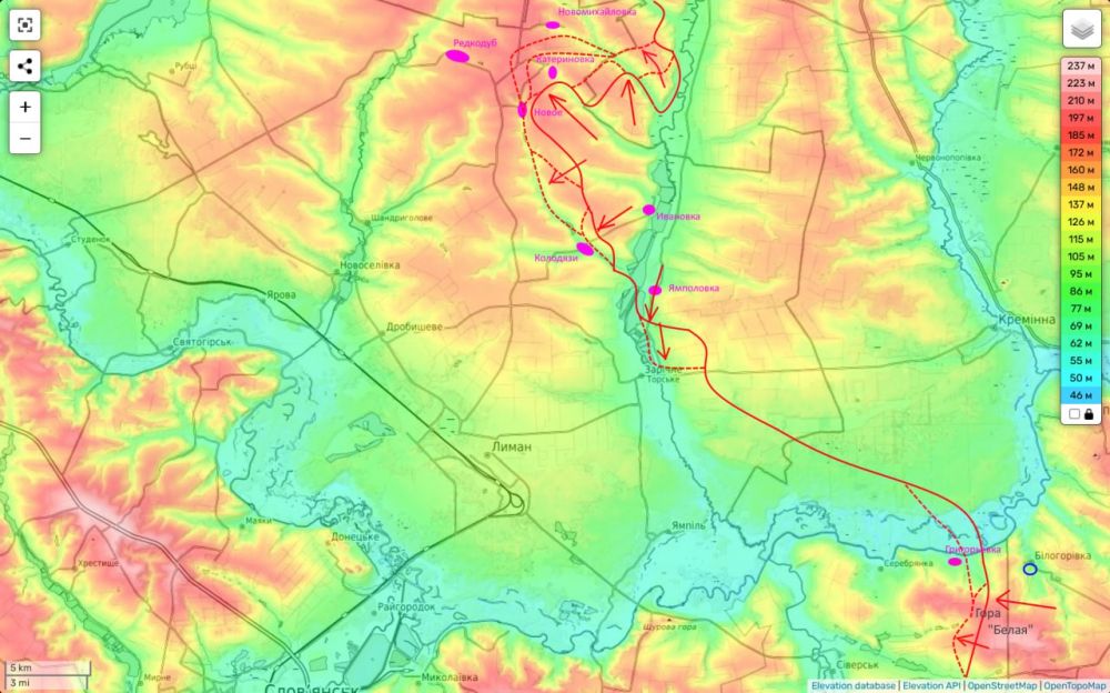 Юрий Подоляка: Лимано-Боровское направление на 12.04.25: Новое — Редкодуб — Новомихайловка