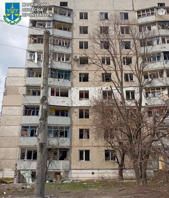 Купянский район, посёлок Ковшаровка, дом №60, последствия сегодняшнего прилёта