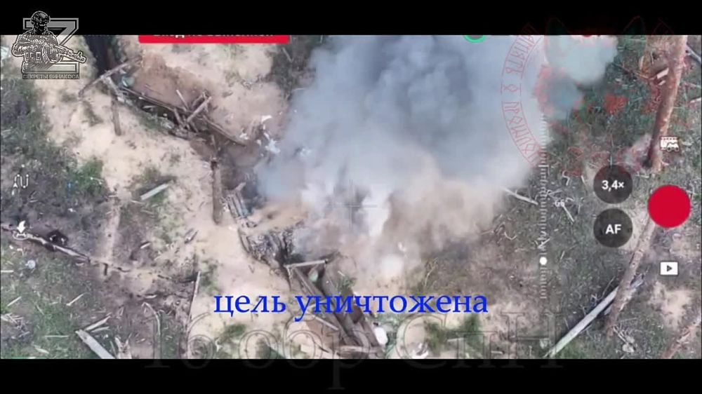 Бойцы 16 обр СпН уничтожили полевой склад противника в районе н.п. Серебрянское лесничество