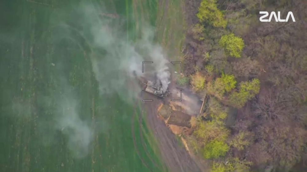 На Купянском направлении Ланцетом уничтожена САУ Krab ВСУ