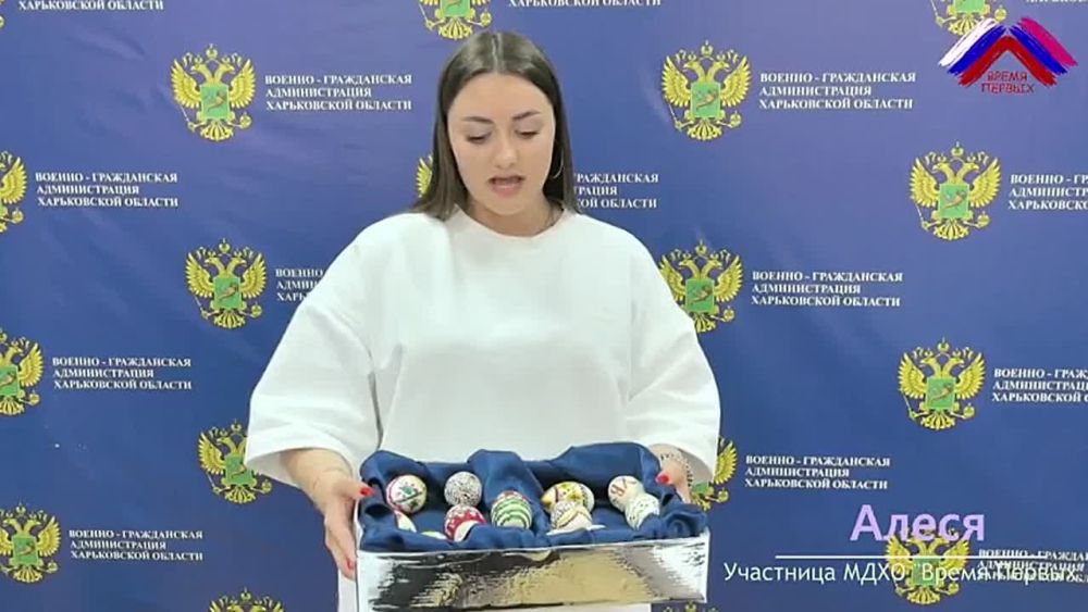 Для нас провели мастер-класс по изготовлению крашенок ко дню Светлой Пасхи