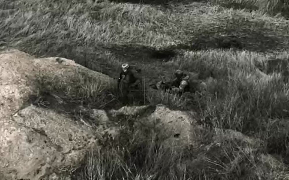 Работа русских дроноводов 41 мсп 44 Армейского корпуса по группам ВСУ которые пытаются проникнуть в Краснояружский район на стыке Харьковской и Белгородской областей