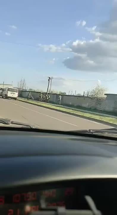 Могилизация велосипедиста в Харькове