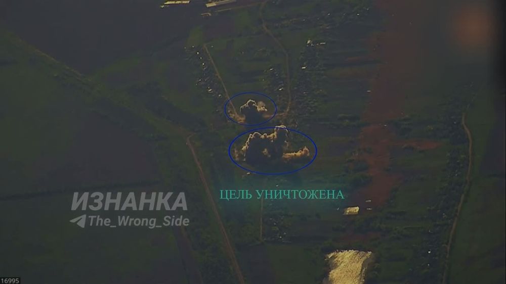 ВКС России нанесли удар по пунктам размещения ВСУшников на купянском направлении бомбами ФАБ-500УМПК