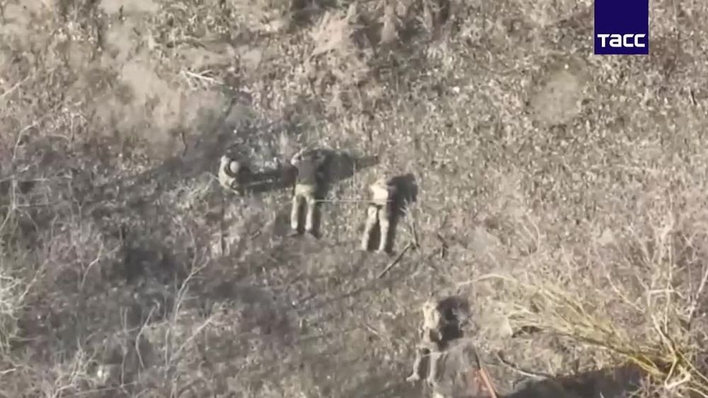 Кадры освобождения населенного пункта Каменка в Харьковской области