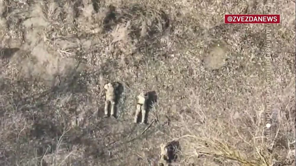 Российский флаг развевается над Каменкой в Харьковской области