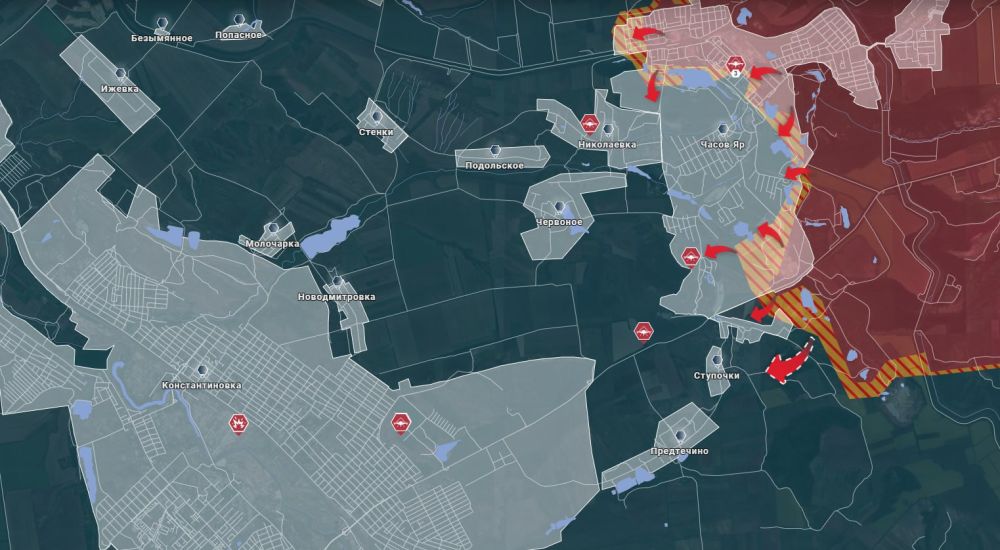 Часовоярское направление: ожесточенные бои в городской черте