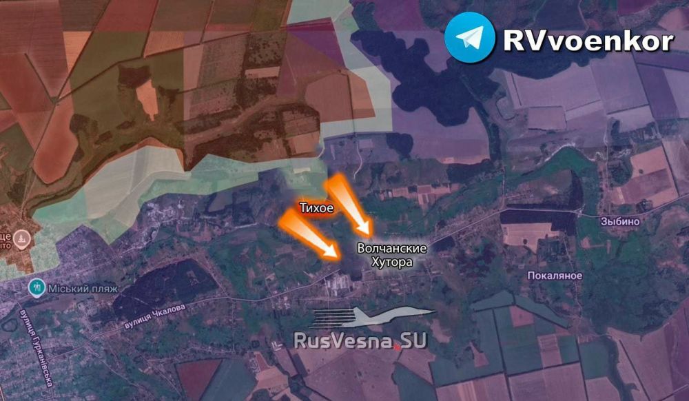 Армия России ворвалась на Волчанские хутора и взяла штурмом ряд опорников ВСУ