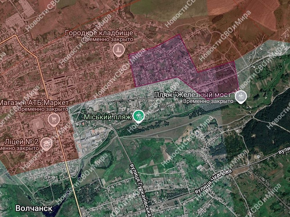 Сообщается, что ВС РФ существенно продвинулись в восточной части Волчанска