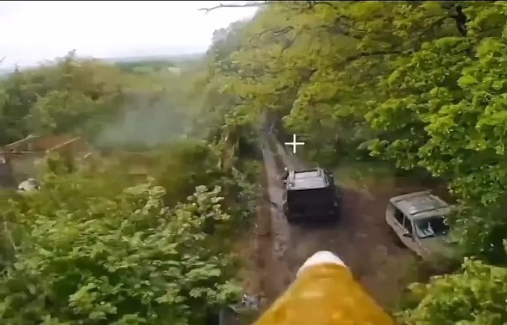 Подборка ударов с применением FPV-дронов по автотранспорту ВСУ на Харьковском направлении