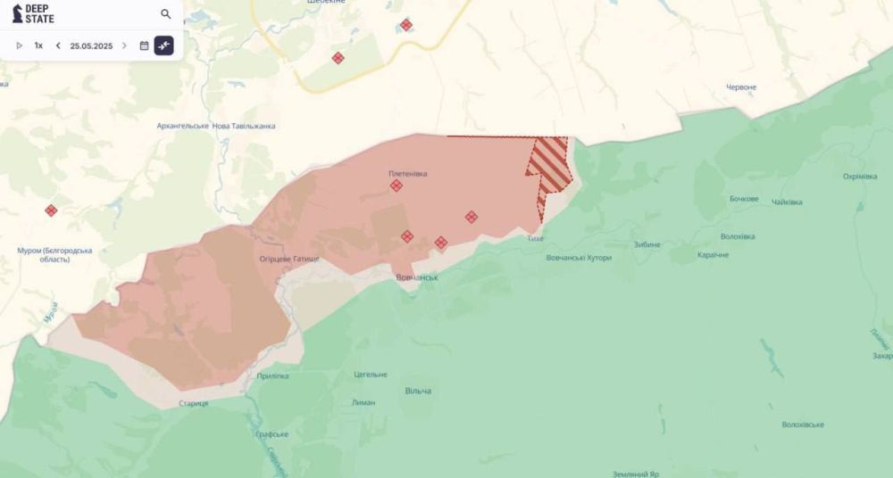 Волчанское направление. Укропаблики сообщают о продвижении бойцов РФ в районе н.п. Тихое @harkov777_bot