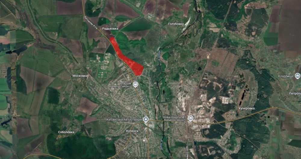 Подразделения русской армии находятся на окраине Купянска, хохлы срочно усиливают оборону города