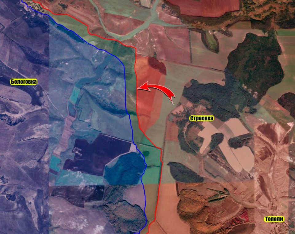 Купянское направление.. Подразделения ГрВ "Запад" продвинулись до 500 метров в районе н.п. Строевка и Бологовка. Со стороны противника наблюдается активная перегруппировка сил. С целью укрепления обороны на данном участке...