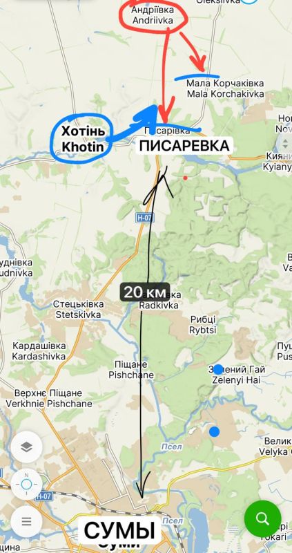 Сумская область. Еще один нп. Андреевка зачищен нашими штурмовыми