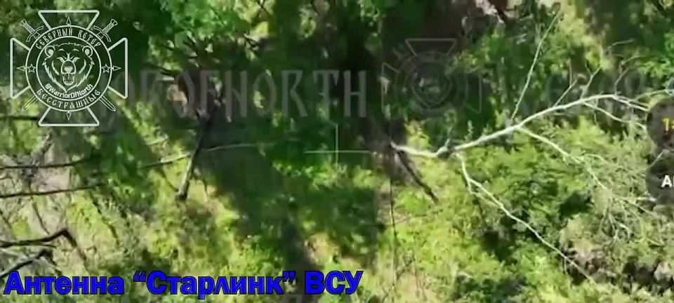 Уничтожение антенны спутниковой связи ВСУ в районе Верхнего Салтова Харьковской области