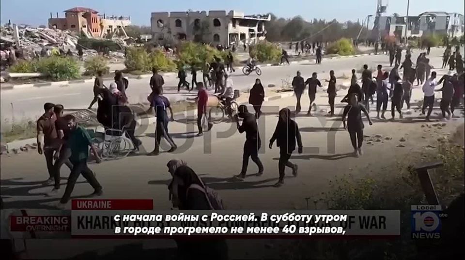 И так сойдет: американский телеканал WPLG Local 10 проиллюстрировал сюжет об обстреле Харькова кадрами из сектора Газа