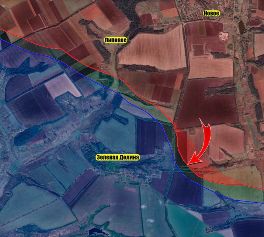 На Рубцовском направлении ВС РФ при поддержке тактической авиации заняли господствующие высоты в районе Зеленой Долины, продвинувшись до 400 метров