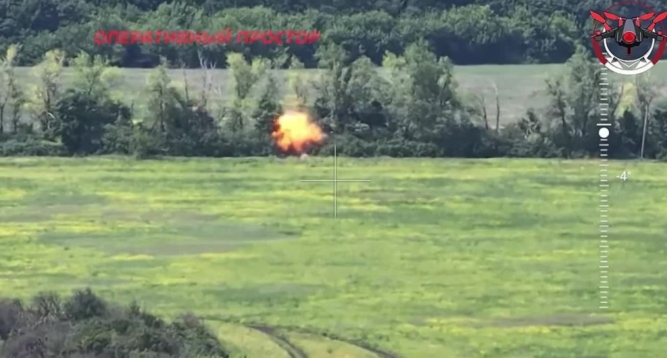 Уничтожение украинского Т-64БВ на Купянском направлении