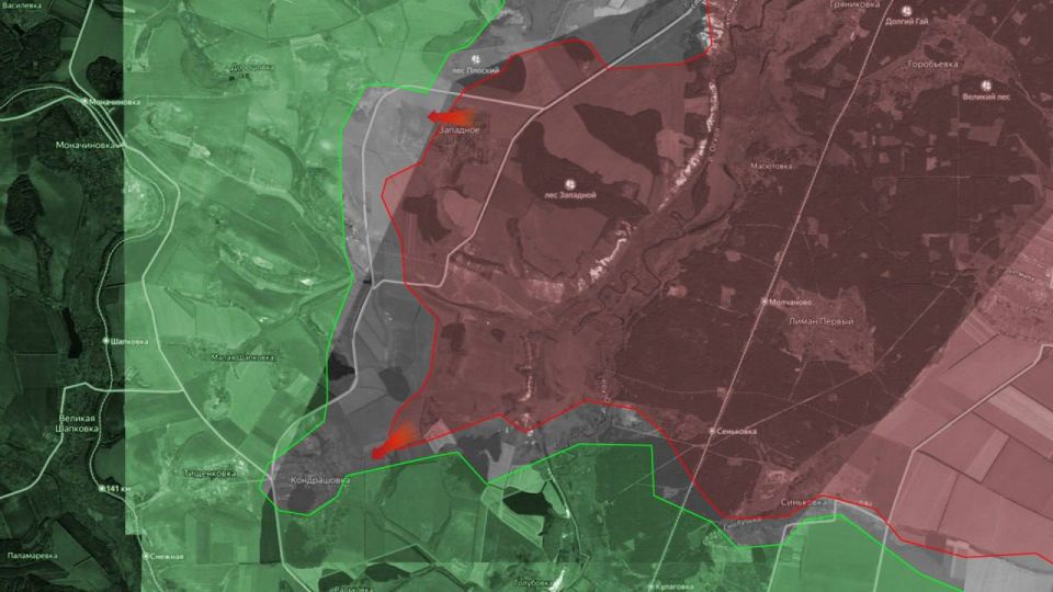 «На Купянском направлении идут бои в районе Кондрашовки, сообщается об ударах ФАБ-1500 по позициям ВСУ в Боровой