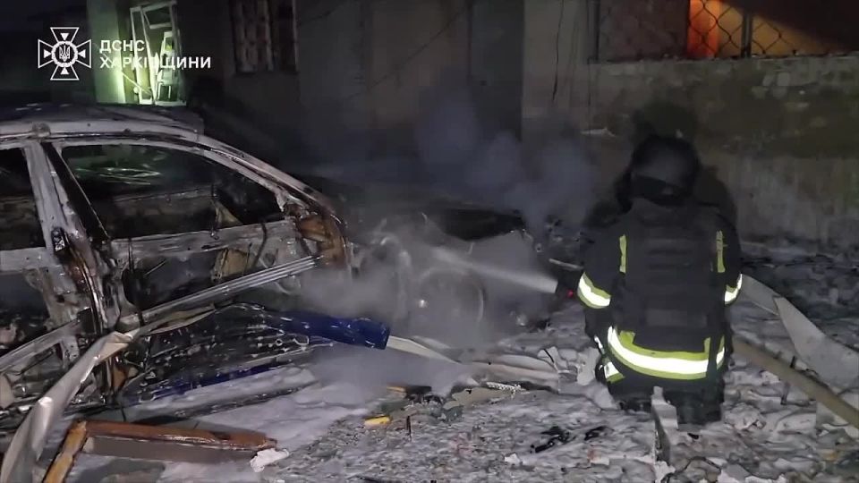 Вторую ночь подряд «Герани» громят военные объекты в Харькове