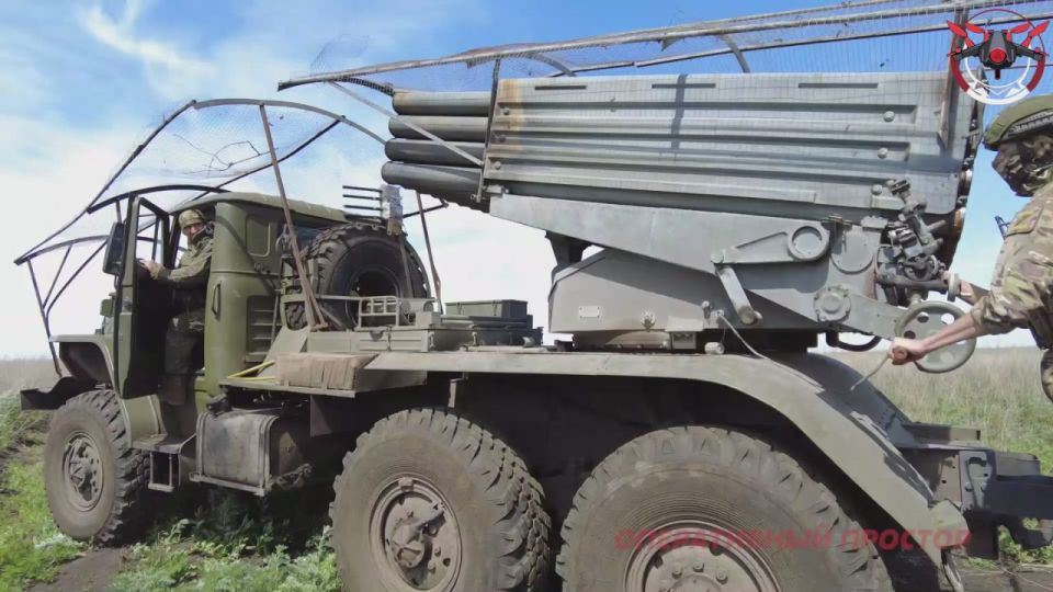 Боевая работа реактивщиков #1_танковой_армии