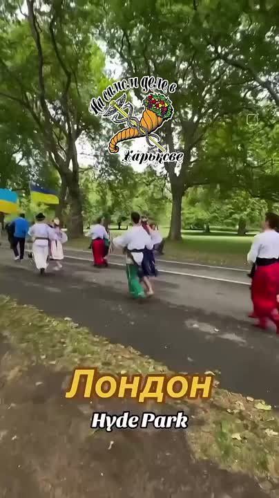 У продолжателей войны, тех кто громче всего кричит про "кордоны 91 года", в Гайд-парке Лондона снова пляски и веселье