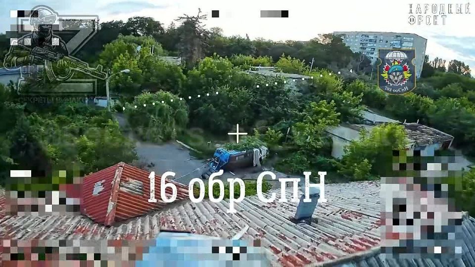 Бойцы 16 обр СпН в очередной раз уничтожили вражескую буханку в районе Купянска, которая подвозила боевикам боеприпасы и продовольствие