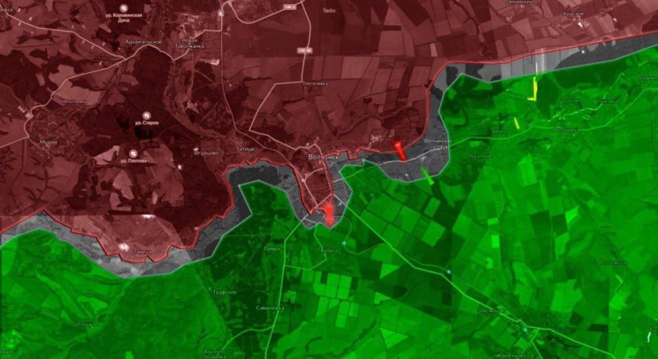 «На Харьковском направлении сохраняется напряжённая динамика встречных боёв в районах Волчанска и Волчанских Хуторов