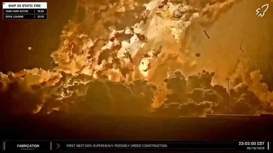 Ракета SpaceX взорвалась во время испытаний на стартовой площадке в Техасе