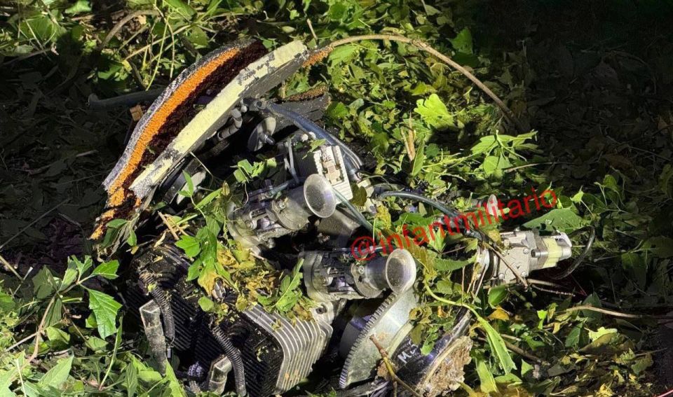 На БЛА "Герань-2", атаковавших сегодня Харьков, были установлены новые 4-х цилиндровые двухтактные двигатели российского производства