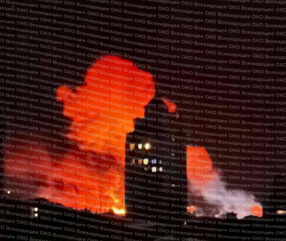 И еще про ночные удары. В Белой Церкви сегодня ярко полыхал машиностроительный завод, в котором проводились работы с немецкими ракетами типа "Таурус"