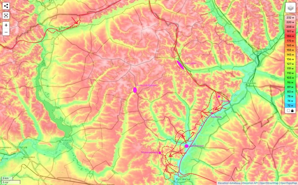 Юрий Подоляка: Купянское направление на 03.07.25: Меловое
