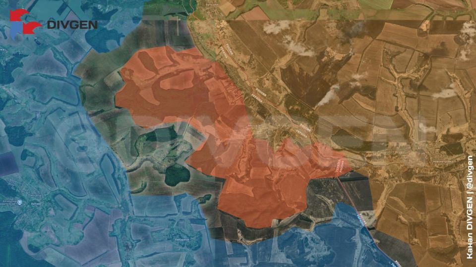 В Харьковской области в районе Мелового наши войска расширили зону контроля заняв лесной массив