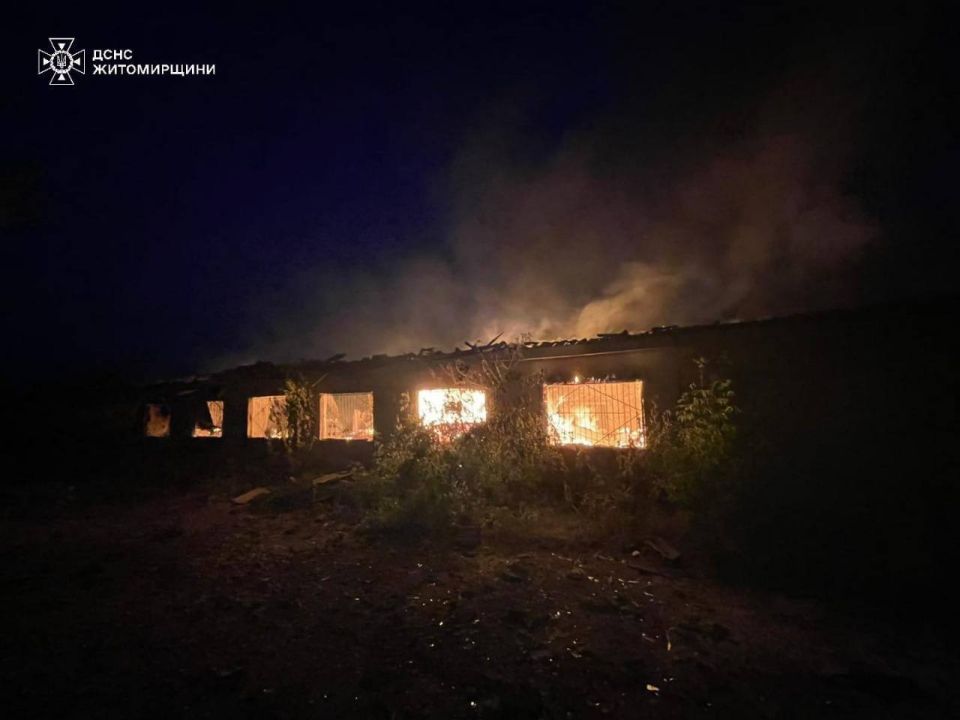 Масштабные разрушения после ночного удара по объектам на территории Украины Масштабные разрушения после ночного удара по объектам на территории Украины