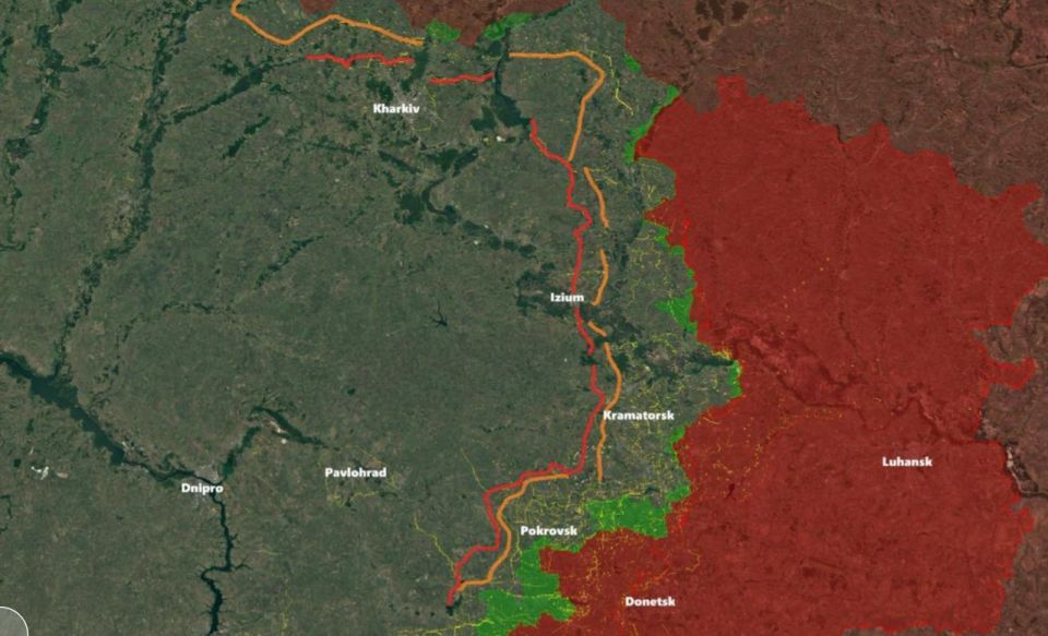 Зарубежные аналитики всё чаще указывают на то, что ВСУ втайне готовятся не просто к отходу с отдельных участков фронта, а к организованному оставлению всей дуги вокруг ДНР, включая Славянск, Краматорск, Константиновку... Зарубежные аналитики всё чаще указывают на то, что ВСУ втайне готовятся не просто к отходу с отдельных участков фронта, а к организованному оставлению всей дуги вокруг ДНР, включая Славянск, Краматорск, Константиновку...