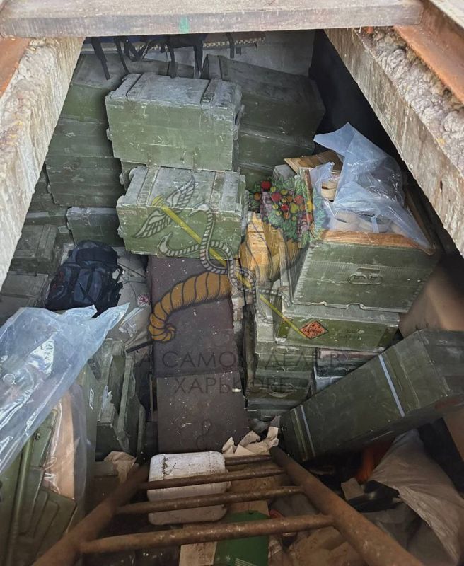 Целый арсенал боеприпасов обнаружили в одном из гаражей Харькова Целый арсенал боеприпасов обнаружили в одном из гаражей Харькова