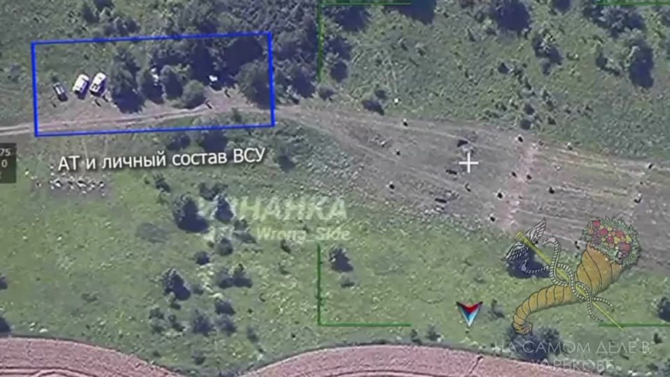 В районе н.п. Симоновка, Сумской области, ВС РФ нанесли удары по тренировочному лагерю ВСУ с применением БпЛА-камикадзе «Герань»