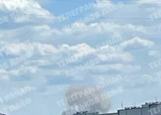 Авиаудар ВКС по цели в Харькове Авиаудар ВКС по цели в Харькове